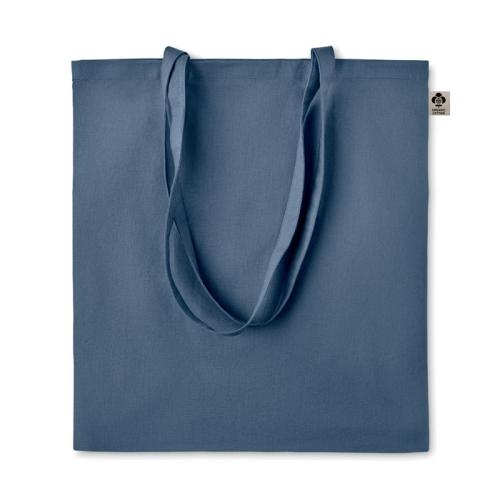 Organisch katoenen boodschappentas Zimder blauw