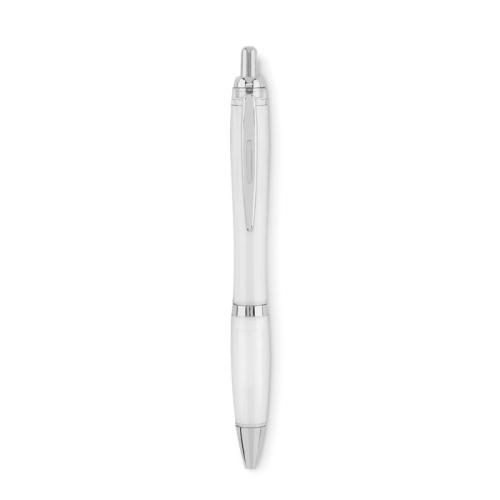 Balpen Rio rpet transparant/wit