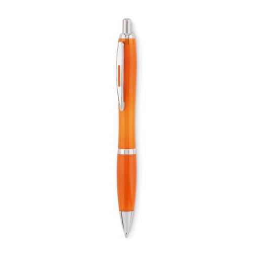 Balpen Rio rpet transparant oranje