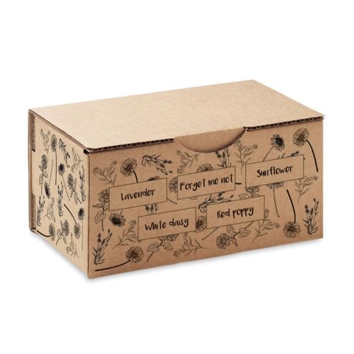 Bloemenkweekset Flowers beige