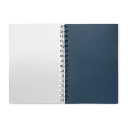A5 notitieboek RPET kaft blauw