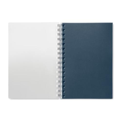 A5 notitieboek RPET kaft blauw
