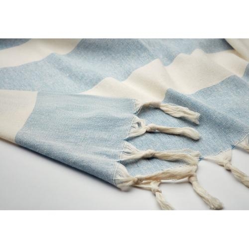 Hamam handdoek Agoura blauw