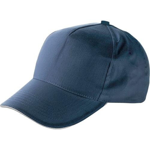 Cap katoen blauw