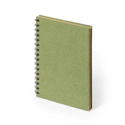 Notitieboek gerecyceld karton Idina zwart