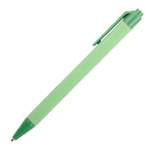Pen gerecyceld karton en plastic groen