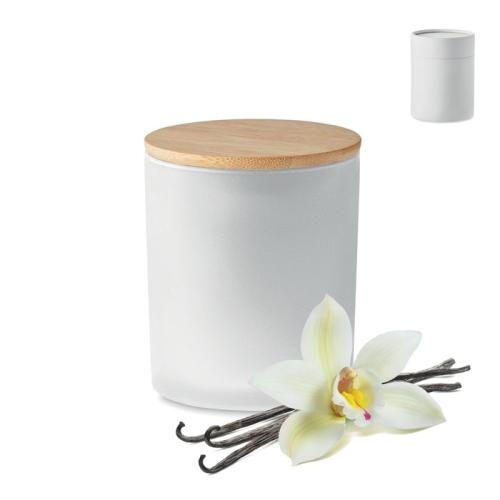 Plantaardige waskaars 120 gr wit