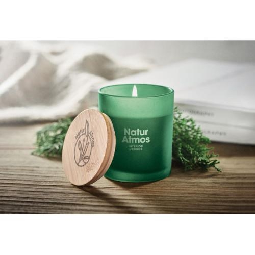 Plantaardige waskaars 120 gr groen