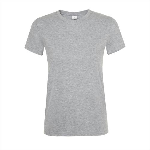 Regent T-shirt dames grey melange,l
