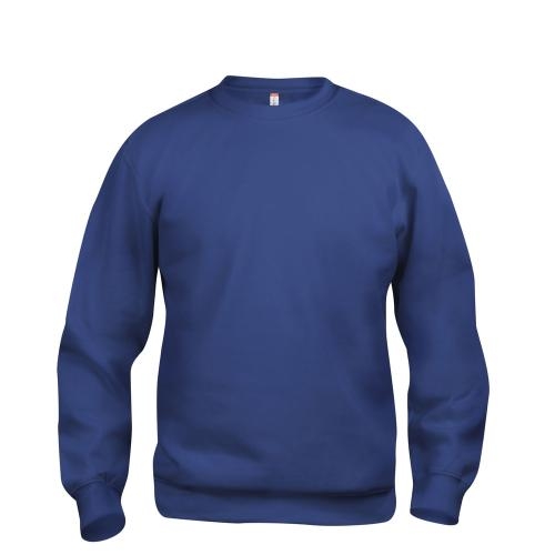 Basic roundneck sweater unisex blauw,l