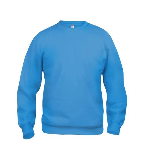 Basic roundneck sweater unisex turquoise,l