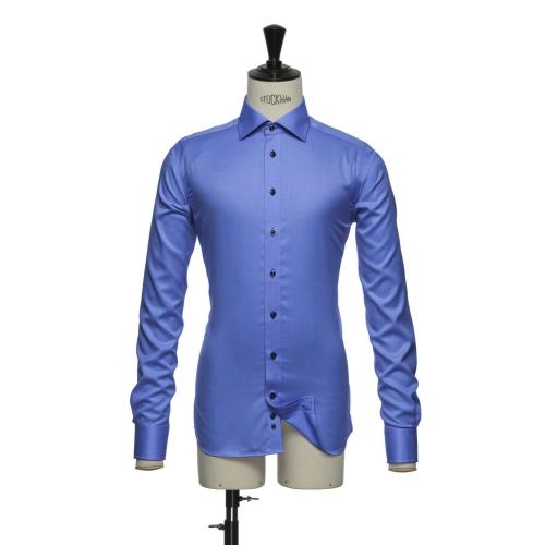 GB01 twill overhemd regular heren middenblauw,l