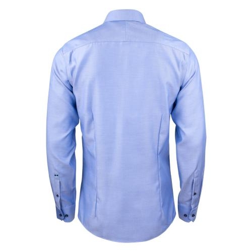 GB01 twill overhemd regular heren middenblauw,l