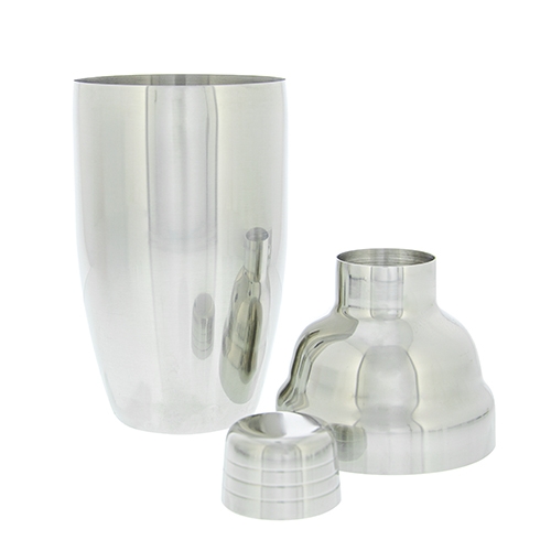 Luxe cocktailshaker 500 ml zilver