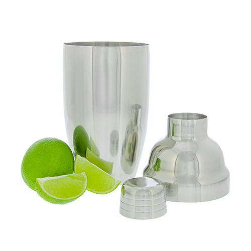 Luxe cocktailshaker 500 ml zilver