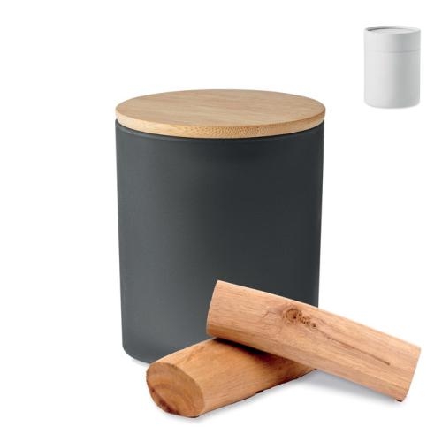 Plantaardige waskaars 200 gr zwart