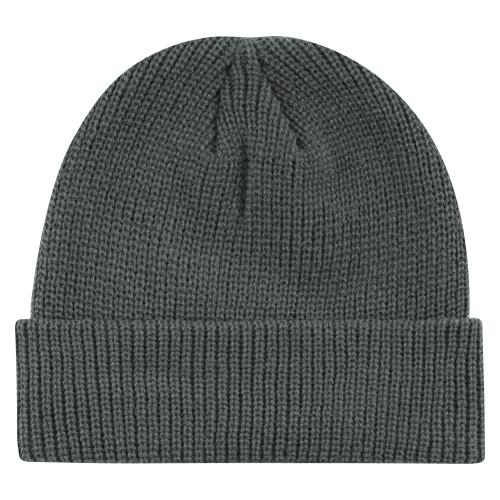 Grof gebreide Fisher hat donkergrijs