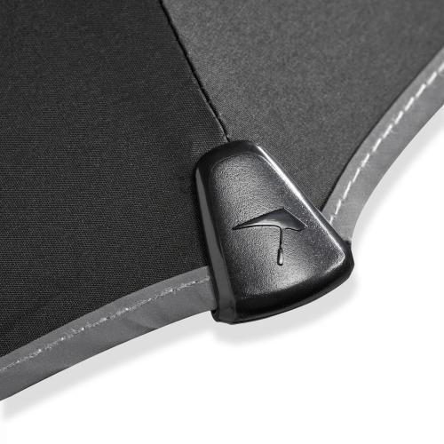 Senz XXL stormparaplu pure black reflective