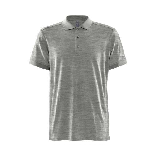 Core Blend polo heren grey melange,3xl