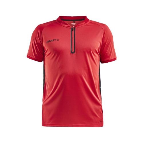 Pro Control Impact polo heren felrood/zwart,l