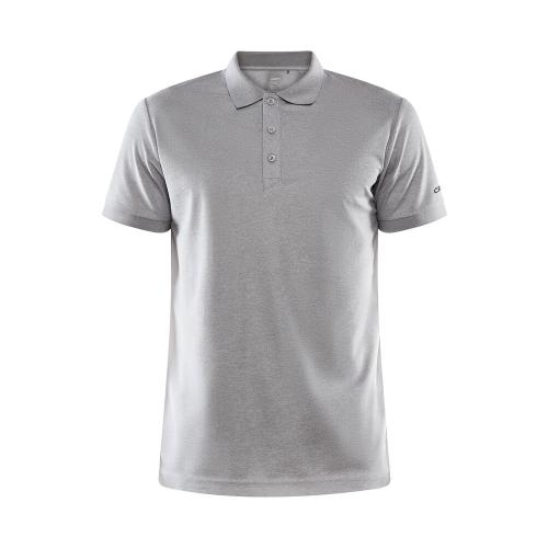 Unify polo heren grey melange,l