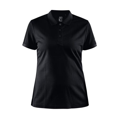 Unify polo dames zwart,l