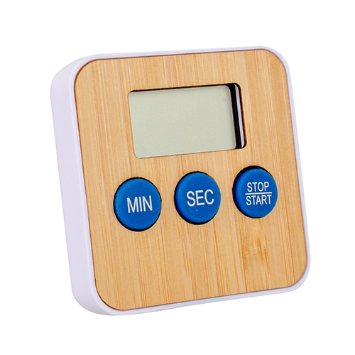 Keukentimer bamboe blauw