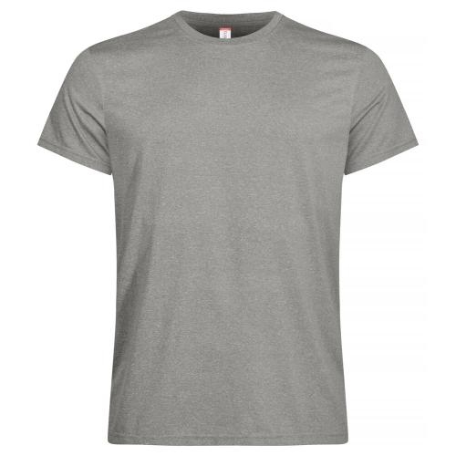 Basic Active-T heren grijsmelange,l