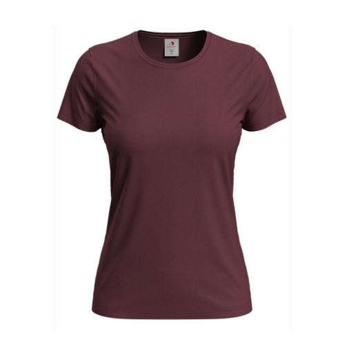 Stedman Classic dames T-shirt bordeaux,2xl