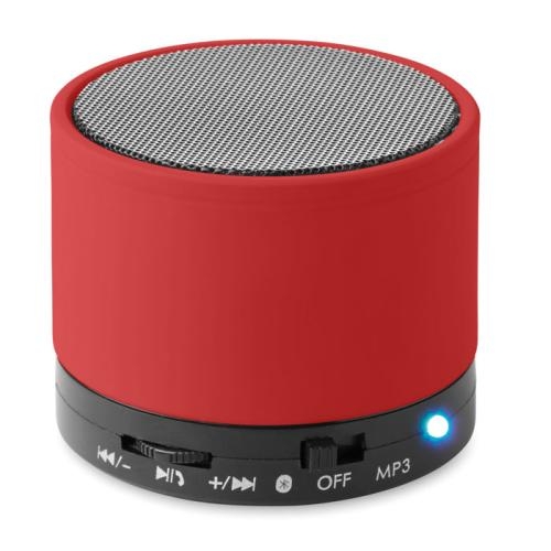 Bluetooth-luidspreker Round Bass rood