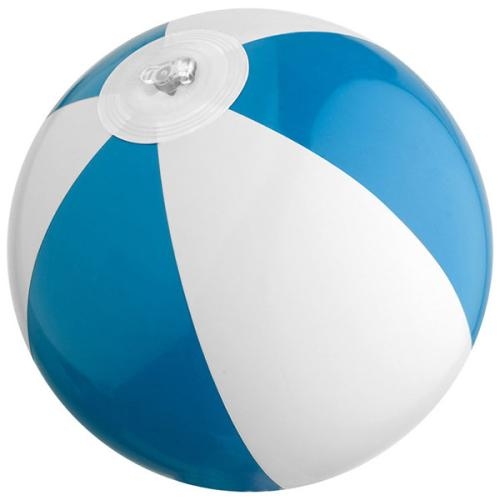 Strandbal Beach blauw/wit