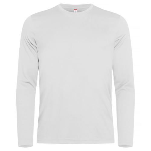 Basic Active-T longsleeve heren wit,l