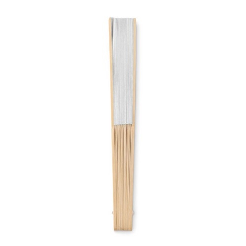 Bamboe waaier | papieren doek wit