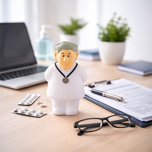 Anti-stress dokter wit