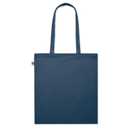 Organische tas katoen Onel blauw