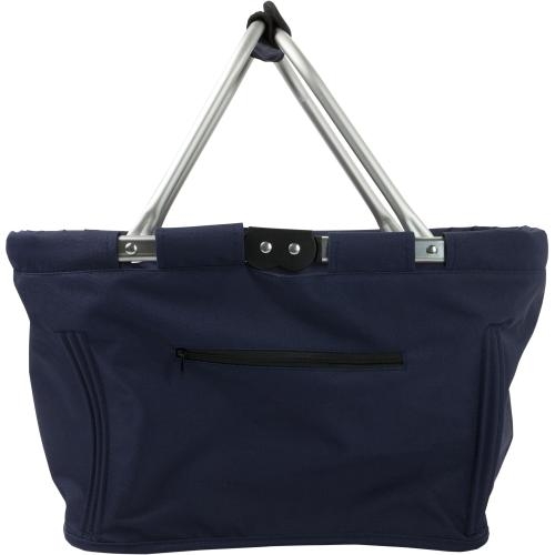 Opvouwbare boodschappenmand blauw