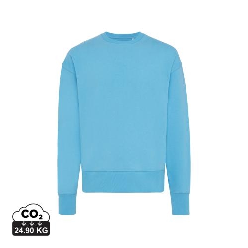 Iqoniq Kruger sweater lichtblauw,l