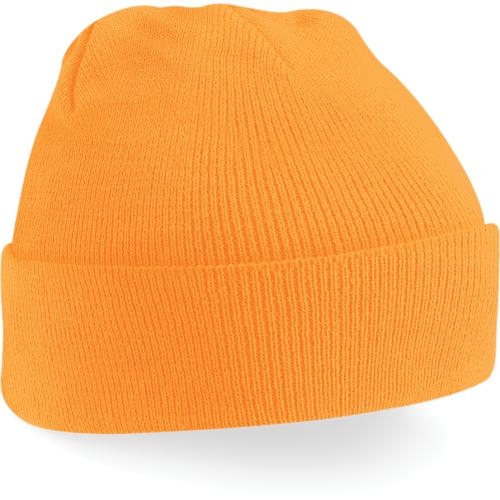 Muts Original met omslag fluor oranje