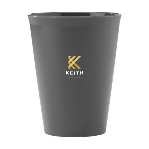 Herbruikbare koffiebeker suikerriet 360 ml grijs