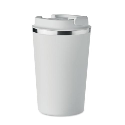 Dubbelwandige drinkbeker Brace wit