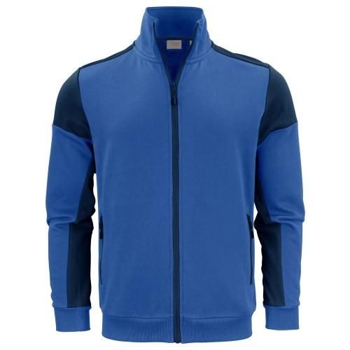 Prime sweater full zip heren marineblauw/kobalt,l