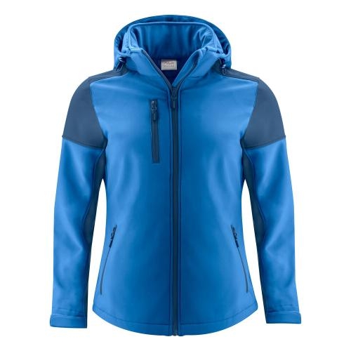 Prime softshell jacket dames marineblauw/kobalt,l