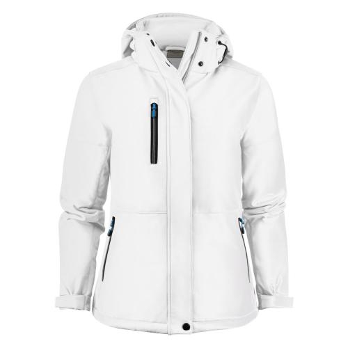 Softshell jas Overlanding dames wit,l