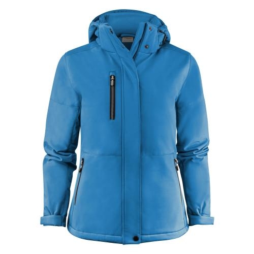 Softshell jas Overlanding dames oceaan blauw,l
