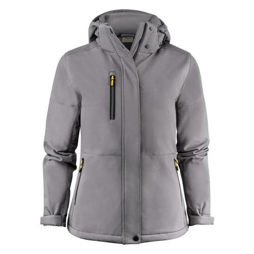 Softshell jas Overlanding dames staalgrijs,l