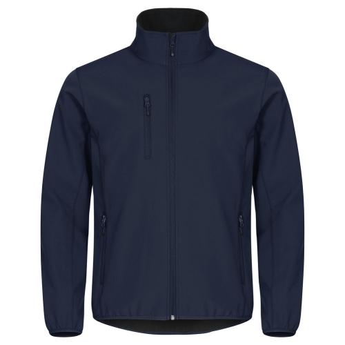 Classic Softshell jas dark navy,3xl