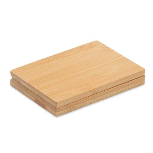 RVS manicureset Zare wood