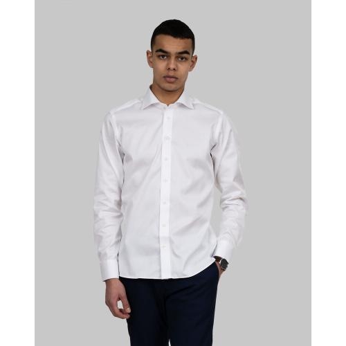 Overhemd Green Bow 01 Slim wit,l
