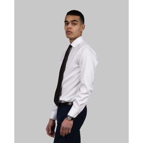 Overhemd Green Bow 01 Slim wit,l
