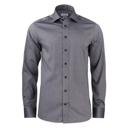 Overhemd Green Bow 01 Slim grijs,l